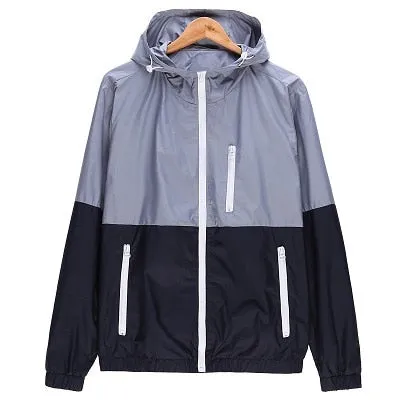 Windbreaker Men Casual Spring Autumn Lightweight Jacket