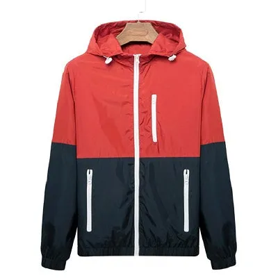 Windbreaker Men Casual Spring Autumn Lightweight Jacket